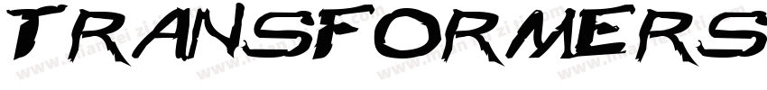 Transformers Movie 变字体转换
